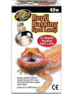 Lampe chauffante Basking Spot Zoo Med pour terrarium