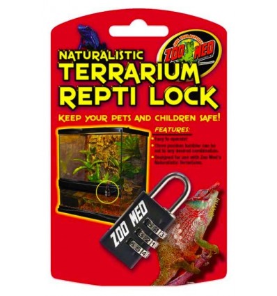 Cadenas à chiffre pour terrarium ReptiLock Zoo Med