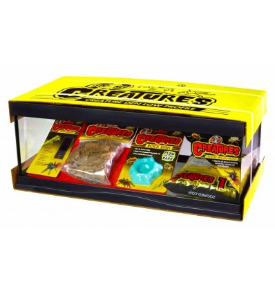 Creatures Habitat Kit Den Low de Zoo Med , le vivarium pour gros insectes