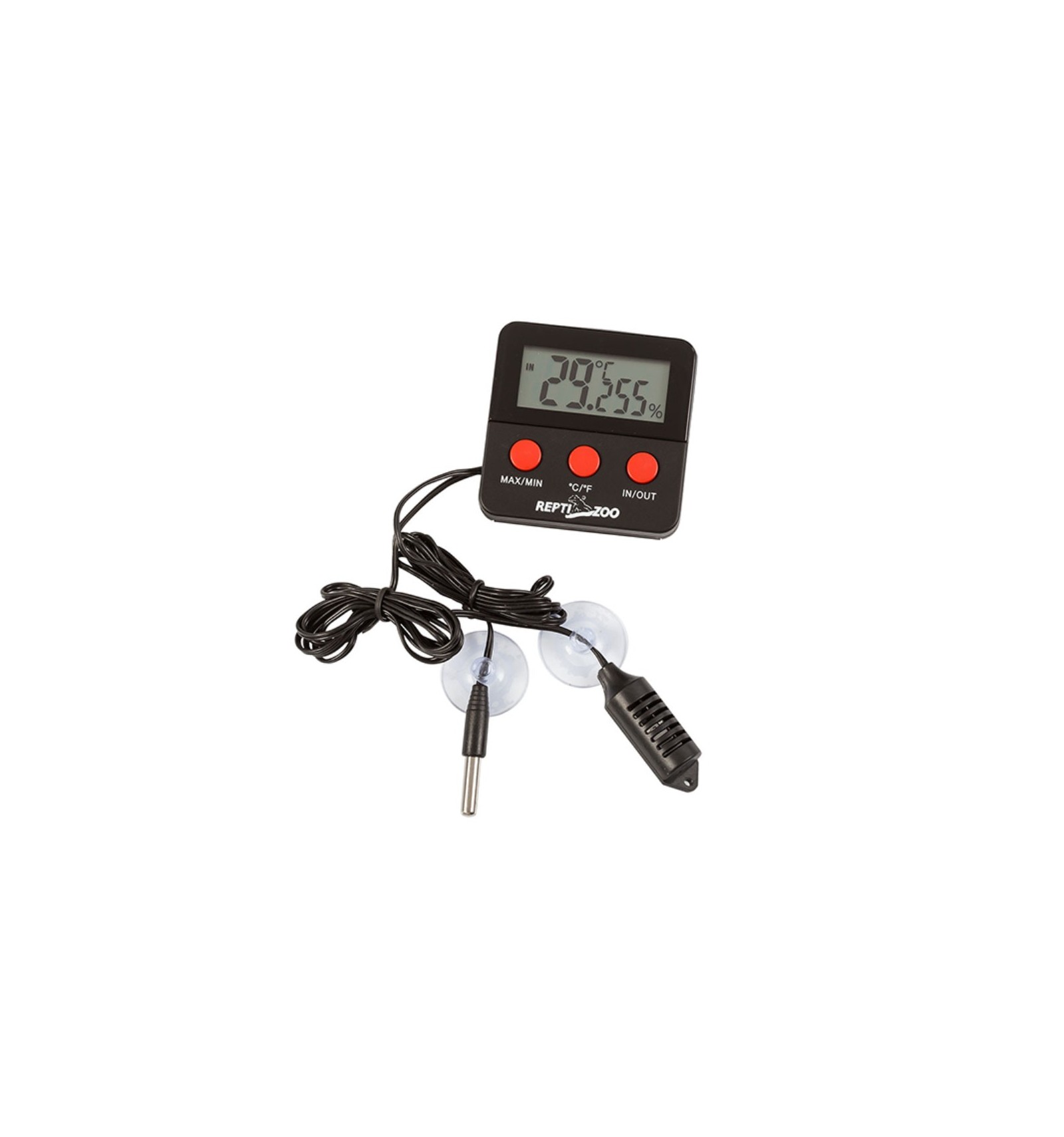 SERA THERMOMETRE HYGROMETRE AVEC SONDE ET ALARME POUR REPTILES - Animal &  Fish