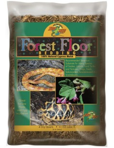 Litière paillis de cyprès 8,8L Forest Floor de ZooMed pour terrarium tropical