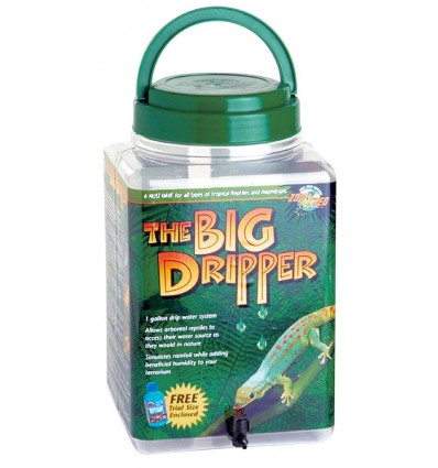 Grand distributeur d'eau Zoo Med pour terrarium - 3,7 Litres