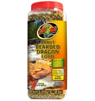 Alimentation naturelle pour Pogona Adulte 560 grammes-Natural Bearded Dragon Food Adult Formula