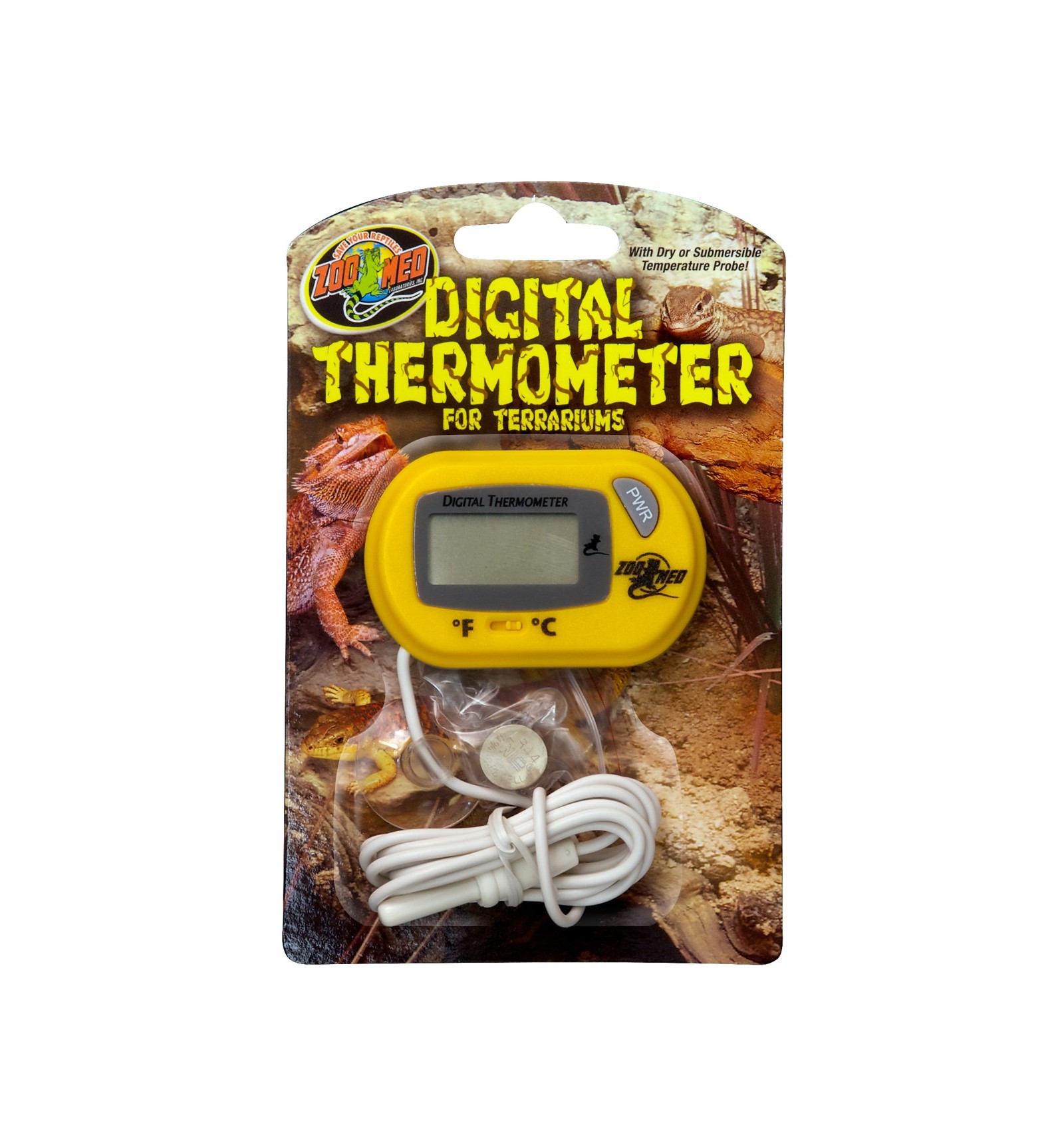 Thermomètre digital Zoo Med, milieu sec ou humide - TH-24E
