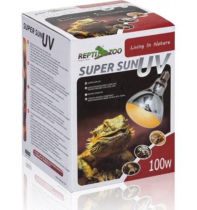 Ampoule Super Sun UVA et UVB pour reptile Repti Zoo