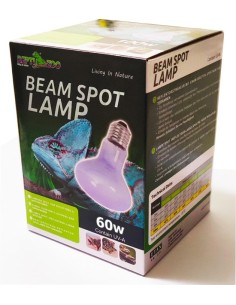 Lampe chauffante 60w Beam Spot Lamp de Repti Zoo, pour terrarium