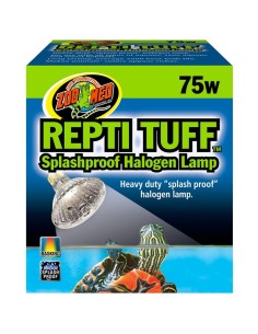 Ampoule halogène étanche 75W pour animaux aquatique de Zoo Med