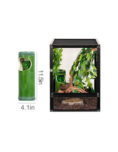 Fontaine bambou 2 en 1 fontaine et gamelle de Repti Zoo