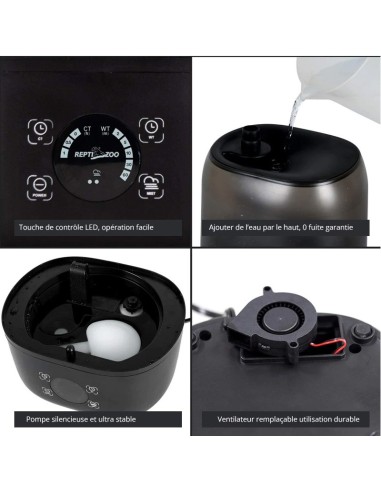 Humidificateur numérique pour reptiles de Repti Zoo
