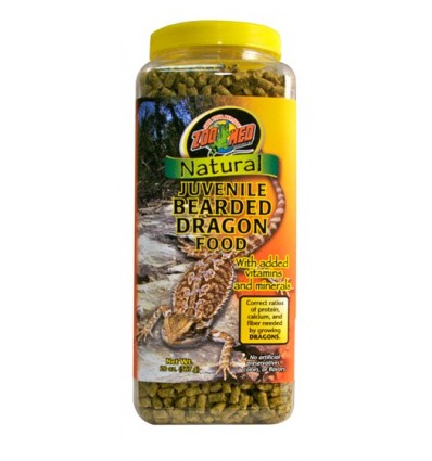 Alimentation naturelle pour Jeune Pogona 560 grammes Natural juvenile bearded dragon food