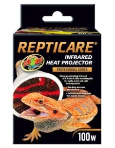 Projecteur de chaleur infrarouge ReptiCare 100W Zoo Med pour terrarium
