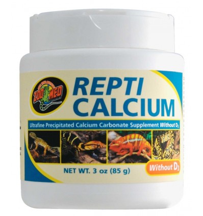 REPTI CALCIUM® sans vitamine D3 85 grammes de Zoo Med