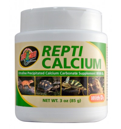 REPTI CALCIUM® avec vitamine D3 85 grammes de Zoo Med