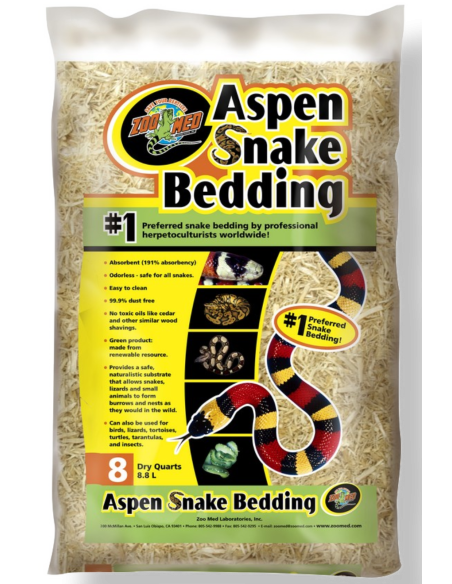 TOP Affaire - Couleuvres : 2 sacs Litière Aspen 8.8L + 25 souris congelées 31g