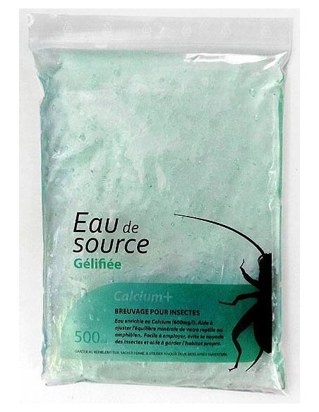Pot de 500ml d'eau gélifiée enrichie en calcium