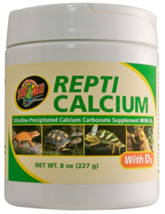 Repti Calcium 227g avec vitamine D3 de Zoo Med - Complément Calcium Reptiles et Amphibiens