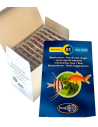 Vers de vase pour grenouilles et amphibiens - Boite de 10 plaquettes de 95gr