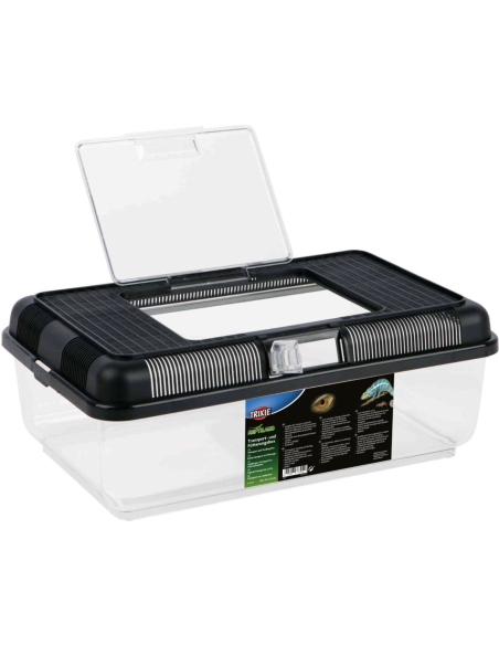 Pack terrarium serpent complet – boîte transport reptile 38x24x14, souris XL 23-30g, désinfectant terrarium Wipe Out 1