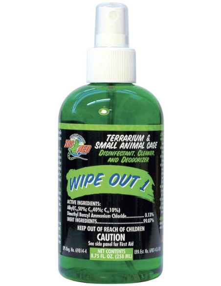 Pack terrarium serpent complet – boîte transport reptile 38x24x14, souris XL 23-30g, désinfectant terrarium Wipe Out 1