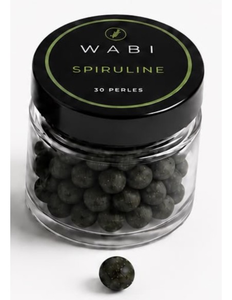 Perles de Spiruline pour Crevettes, Poissons & Invertébrés | Fabriquées en France| Aliment Premium
