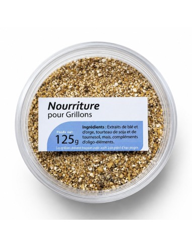 nourriture grillon 125g