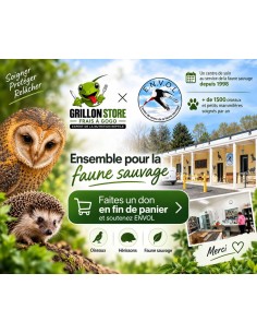 Grillonstore soutient ENVOL et la faune sauvage