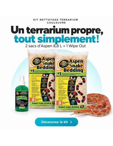kit nettoyage couleuvre serpent moyen