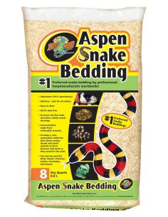 Litière pour serpent aspen