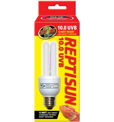 Lampe ReptiSun 10.0 Mini Compact Fluorescent Zoo Med