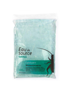 Eau gélifiée au calcium pour insectes