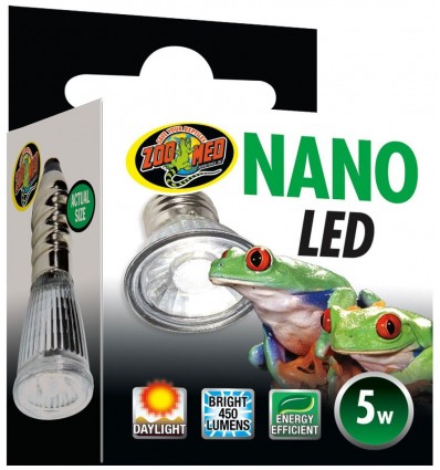 Lampe LED 5w Nano Zoo Med pour terrarium