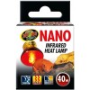Lampe nocturne infrarouge 40w chauffante Nano RS-40N Zoo Med pour terrarium