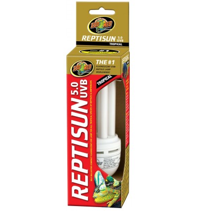 Lampe ReptiSun 5.0 Mini Compact Fluorescent Zoo Med