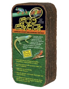 Litière fibre de coco 8L Eco Earth de ZooMed pour terrarium tropical