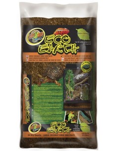 Litière fibre de coco 23L Eco Earth de ZooMed pour terrarium tropical