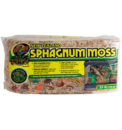 Litière Sphagnum Moss 1,3L de ZooMed pour terrarium tropical