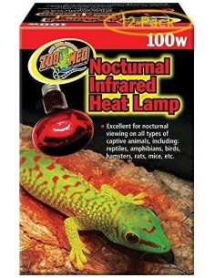 Lampe de nuit infrarouge 100W Zoo Med pour terrarium