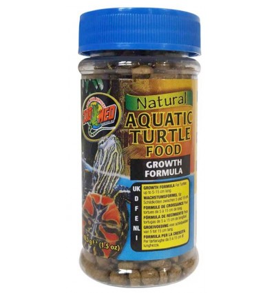 Nourriture naturelle pour tortues aquatiques croissance Zoo Med - 369g