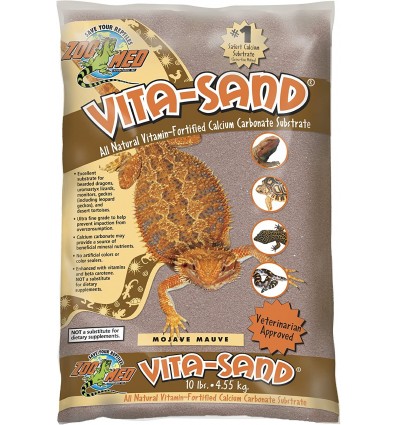 Sable repti-sand Zoo Med désert rouge 2,5 ou 4,5Kg