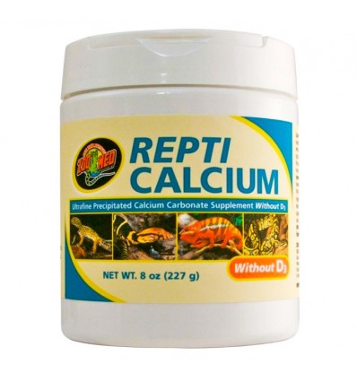 Repti Calcium 227g sans vitamine D3 Zoo Med